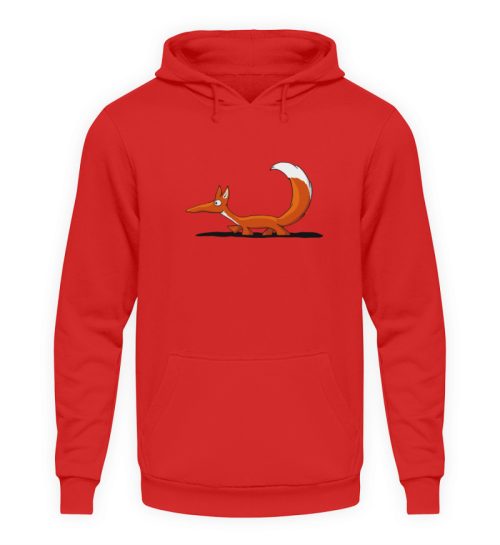 Lässiger cooler Fuchs | Mr. Fox, der Schleicher - Unisex Kapuzenpullover Hoodie-1565