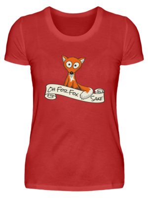 Oh For Fox Sake - Um Fuchses Willen - Damen Premiumshirt-4