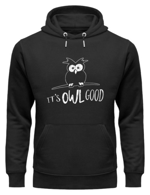 Its OWL good | Easy-Going Eule - Unisex Organic Hoodie-16