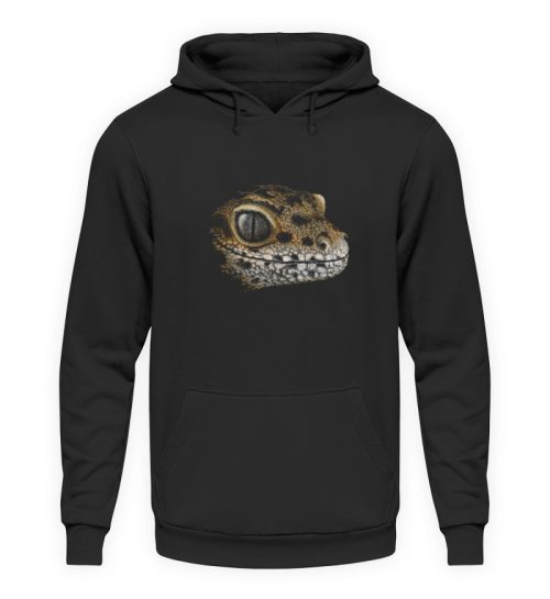 Leopard Gecko Skizze Kritzel-Kunst - Unisex Kapuzenpullover Hoodie-1624