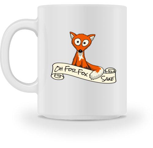 Oh For Fox Sake | Fuchs Wortspiel Tasse - Tasse-3