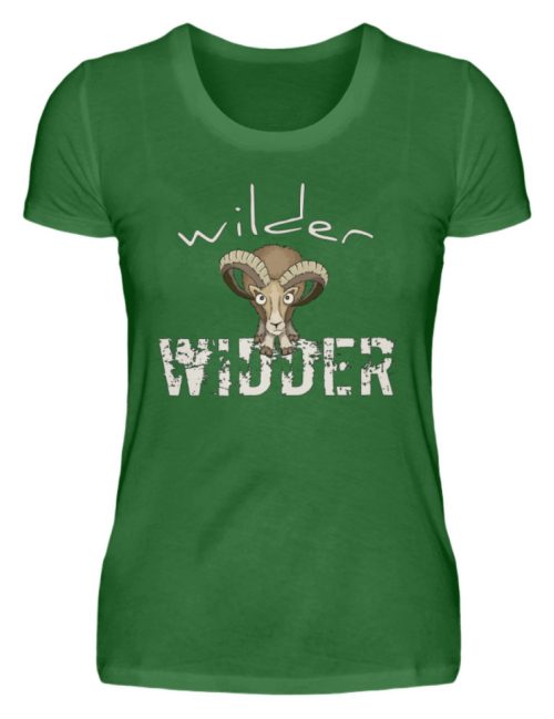 Wilder Widder | Mufflon Cooles Wild-Schaf - Damen Premiumshirt-30