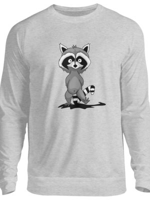 Frecher kleiner Waschbär - Unisex Pullover-17