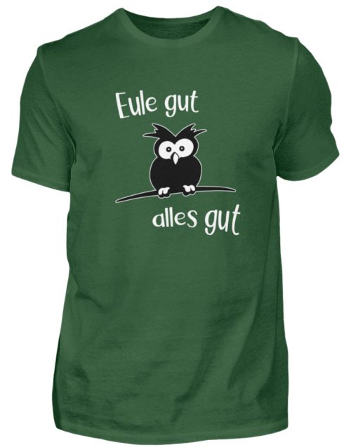 Eule gut, alles gut | witzige Eule - Herren Shirt-833