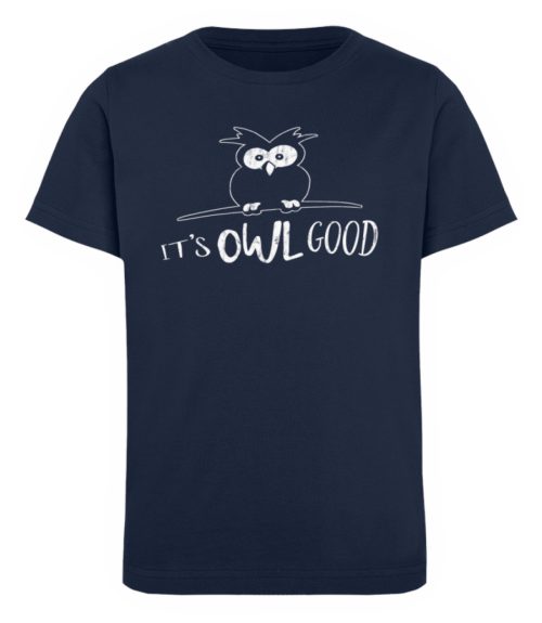 It-s OWL good | Easy-Going Eule - Kinder Organic T-Shirt-6887