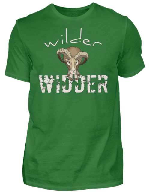 Wilder Widder | Mufflon Cooles Wild-Schaf - Herren Shirt-718