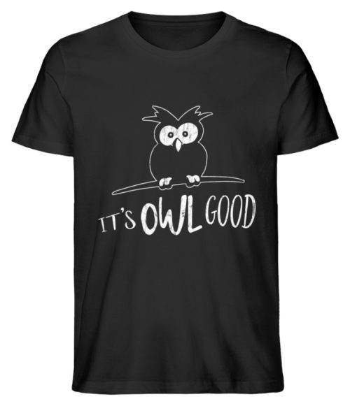 Its OWL good | Easy-Going Eule - Herren Premium Organic Shirt-16