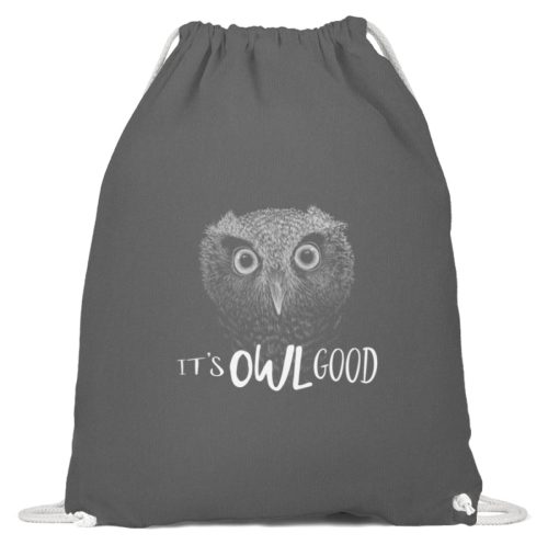 It-s OWL Good | Kritzel-Kunst-Eule - Baumwoll Gymsac-6760