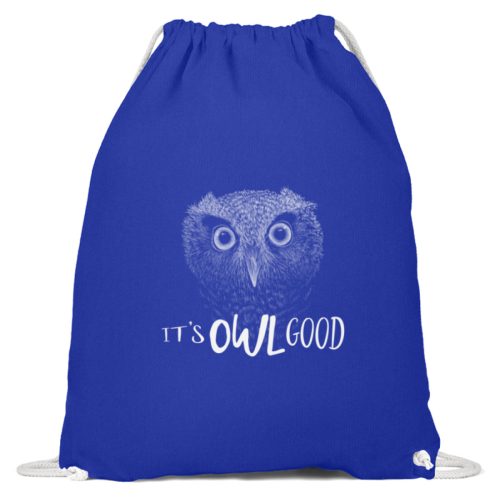 It-s OWL Good | Kritzel-Kunst-Eule - Baumwoll Gymsac-6232