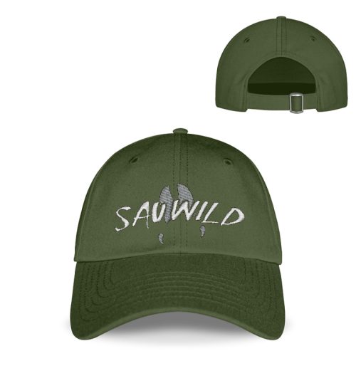 Sauwild Wildschwein Trittsiegel - Kappe-2587