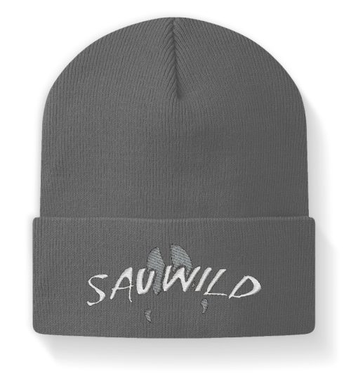 Sauwild Wildschwein Trittsiegel - Beanie-6239