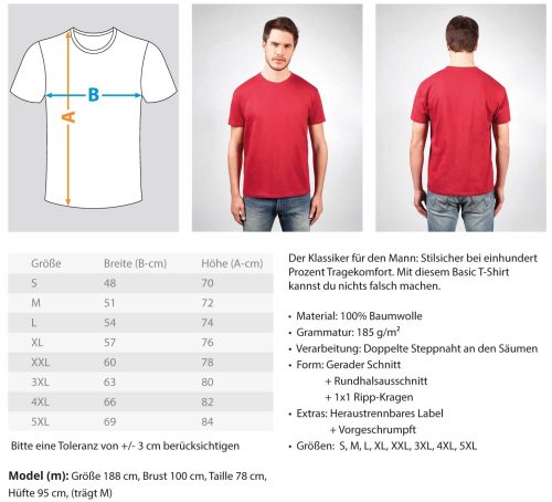 Einsamer Wolf im Zwielicht Wald  - Herren Shirt – Bild 11
