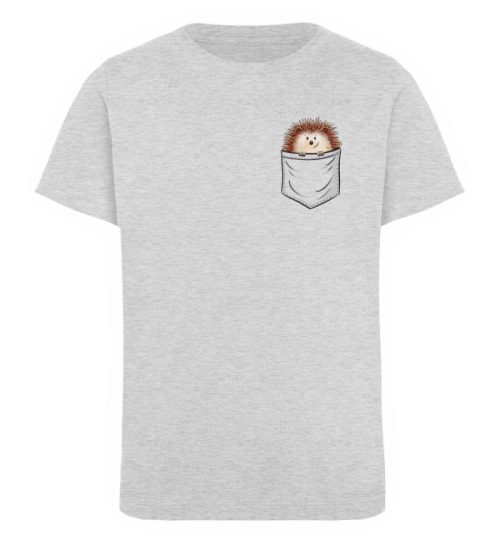 Lustiger Igel In Deiner Brust-Tasche - Kinder Organic T-Shirt-6892