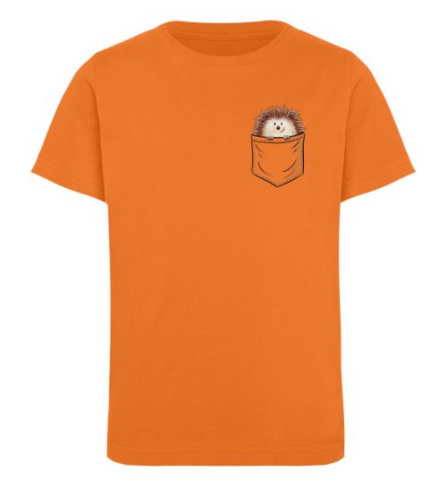 Lustiger Igel In Deiner Brust-Tasche - Kinder Organic T-Shirt-6902