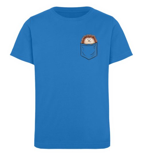 Lustiger Igel In Deiner Brust-Tasche - Kinder Organic T-Shirt-6886