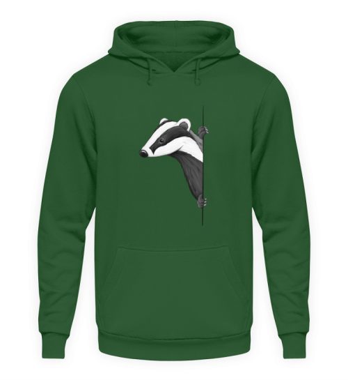 Lässiger Dachs Meister Grimbart - Unisex Kapuzenpullover Hoodie-833