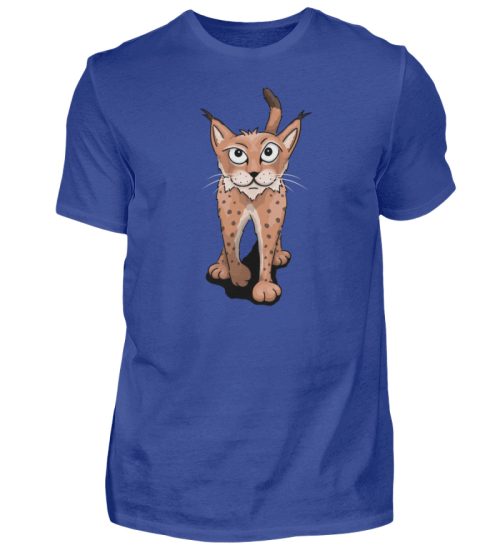 Lässiger eurasischer Luchs | Wildkatze - Herren Shirt-668