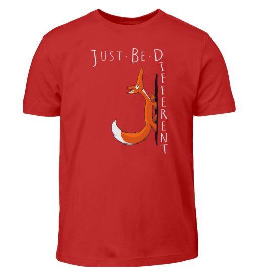 Just Be Different | Sei Anders, kleiner Fuchs - Kinder T-Shirt-4