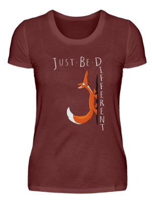 Just Be Different | Sei Anders, kleiner Fuchs - Damen Premiumshirt-3192