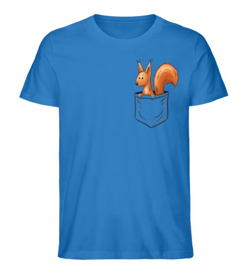 Lässiges Eichhörnchen In Tasche - Herren Premium Organic Shirt-6886