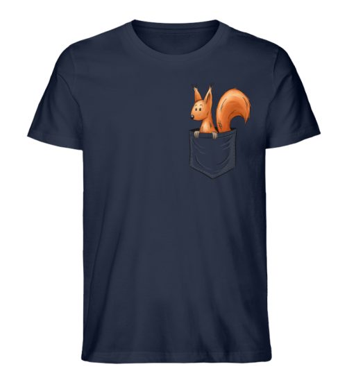 Lässiges Eichhörnchen In Tasche - Herren Premium Organic Shirt-6887