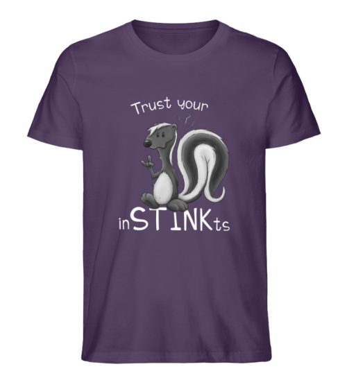 Trust Your inSTINKts Stinktier Humor - Herren Premium Organic Shirt-6884