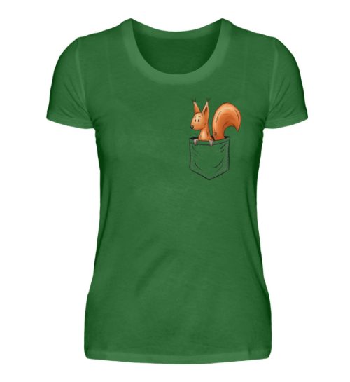 Lässiges Eichhörnchen In Tasche - Damen Premiumshirt-30