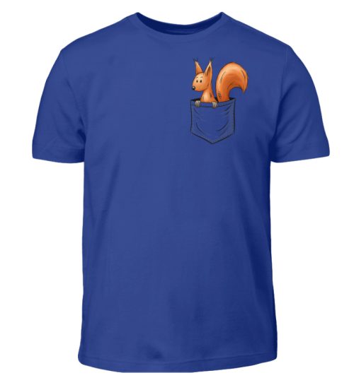Lässiges Eichhörnchen In Tasche - Kinder T-Shirt-668