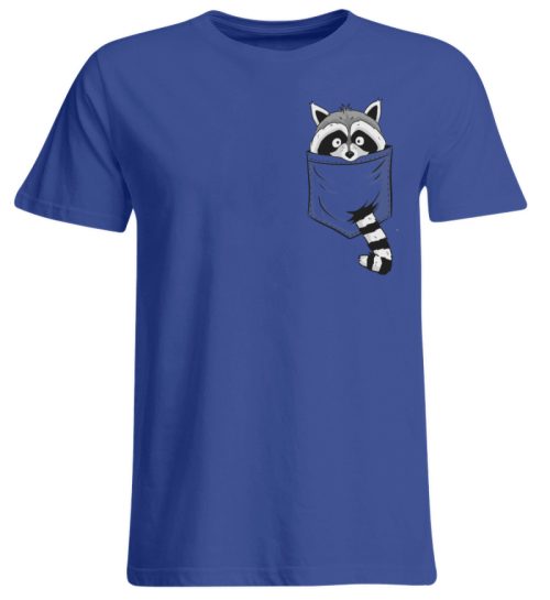 Trash-Panda Raccoon cooler Waschbär in Deiner Brust-Tasche - Übergrößenshirt-668