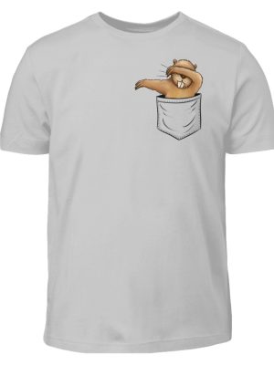 Dabbender Biber in Deiner Tasche - Kinder T-Shirt-1157