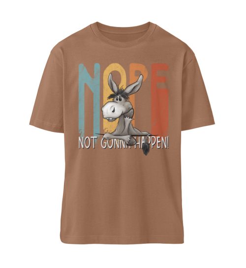 Nope | bockiger Esel - Organic Oversized Shirt ST/ST-7068