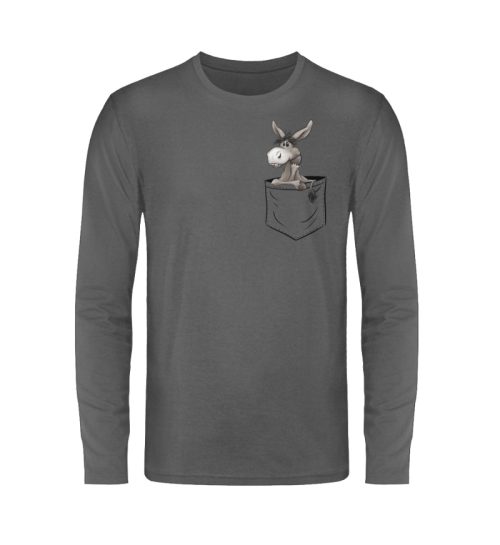Bockiger Esel in Deiner Tasche - Unisex Long Sleeve T-Shirt-627