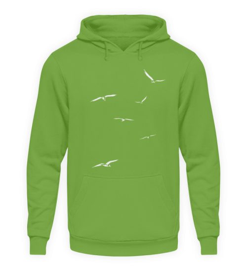 Vogelschwarm - fliegende Vögel - Unisex Kapuzenpullover Hoodie-1646