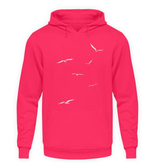 Vogelschwarm - fliegende Vögel - Unisex Kapuzenpullover Hoodie-1610