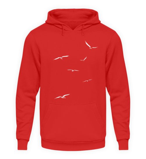 Vogelschwarm - fliegende Vögel - Unisex Kapuzenpullover Hoodie-1565