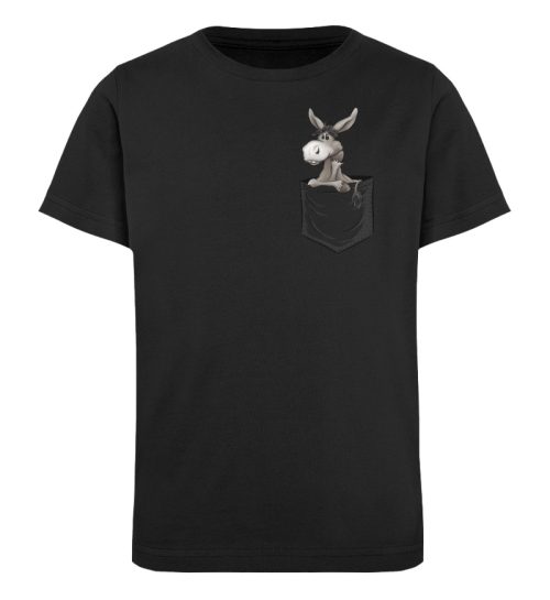 Bockiger Esel in Deiner Tasche - Kinder Organic T-Shirt-16