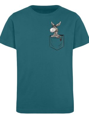 Bockiger Esel in Deiner Tasche - Kinder Organic T-Shirt-6889