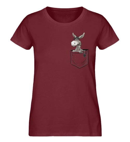 Bockiger Esel in Deiner Tasche - Damen Premium Organic Shirt-6883