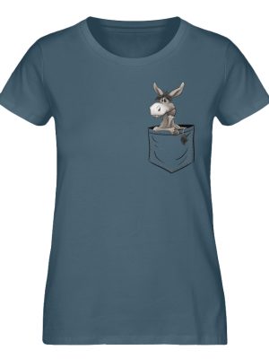 Bockiger Esel in Deiner Tasche - Damen Premium Organic Shirt-6895