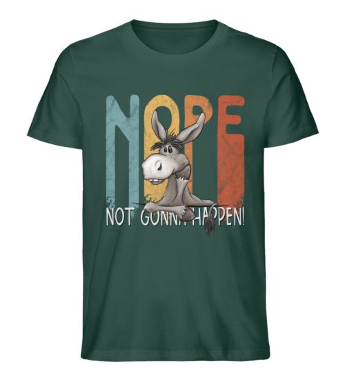 Nope | bockiger Esel - Herren Premium Organic Shirt-7112