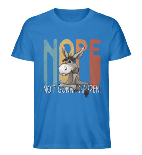 Nope | bockiger Esel - Herren Premium Organic Shirt-6886