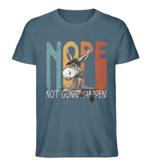 Nope | bockiger Esel - Herren Premium Organic Shirt-6895