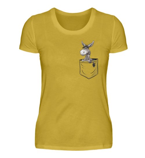 Bockiger Esel in Deiner Tasche - Damen Premiumshirt-2980