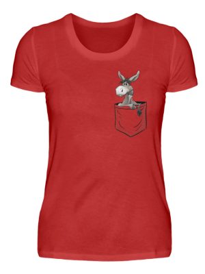 Bockiger Esel in Deiner Tasche - Damen Premiumshirt-4