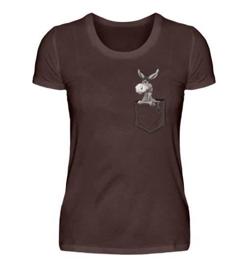 Bockiger Esel in Deiner Tasche - Damen Premiumshirt-1074