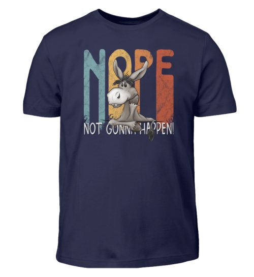 Nope | bockiger Esel - Kinder T-Shirt-198