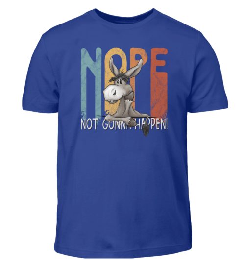 Nope | bockiger Esel - Kinder T-Shirt-668
