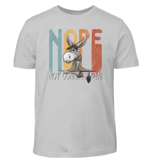 Nope | bockiger Esel - Kinder T-Shirt-1157