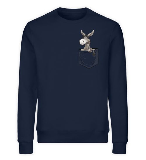 Bockiger Esel in Deiner Tasche - Unisex Organic Sweatshirt-6887