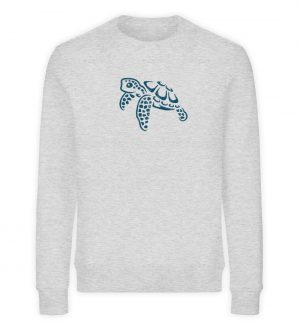 Lässig lustige Wasserschildkröte - Unisex Organic Sweatshirt-6892